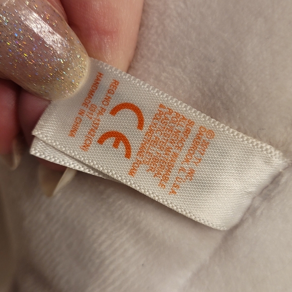 TY BEANIE BOO Scream The Plush Ghost Holding A Pumpkin (Approx 9.5 inches) - Picture 8 of 13